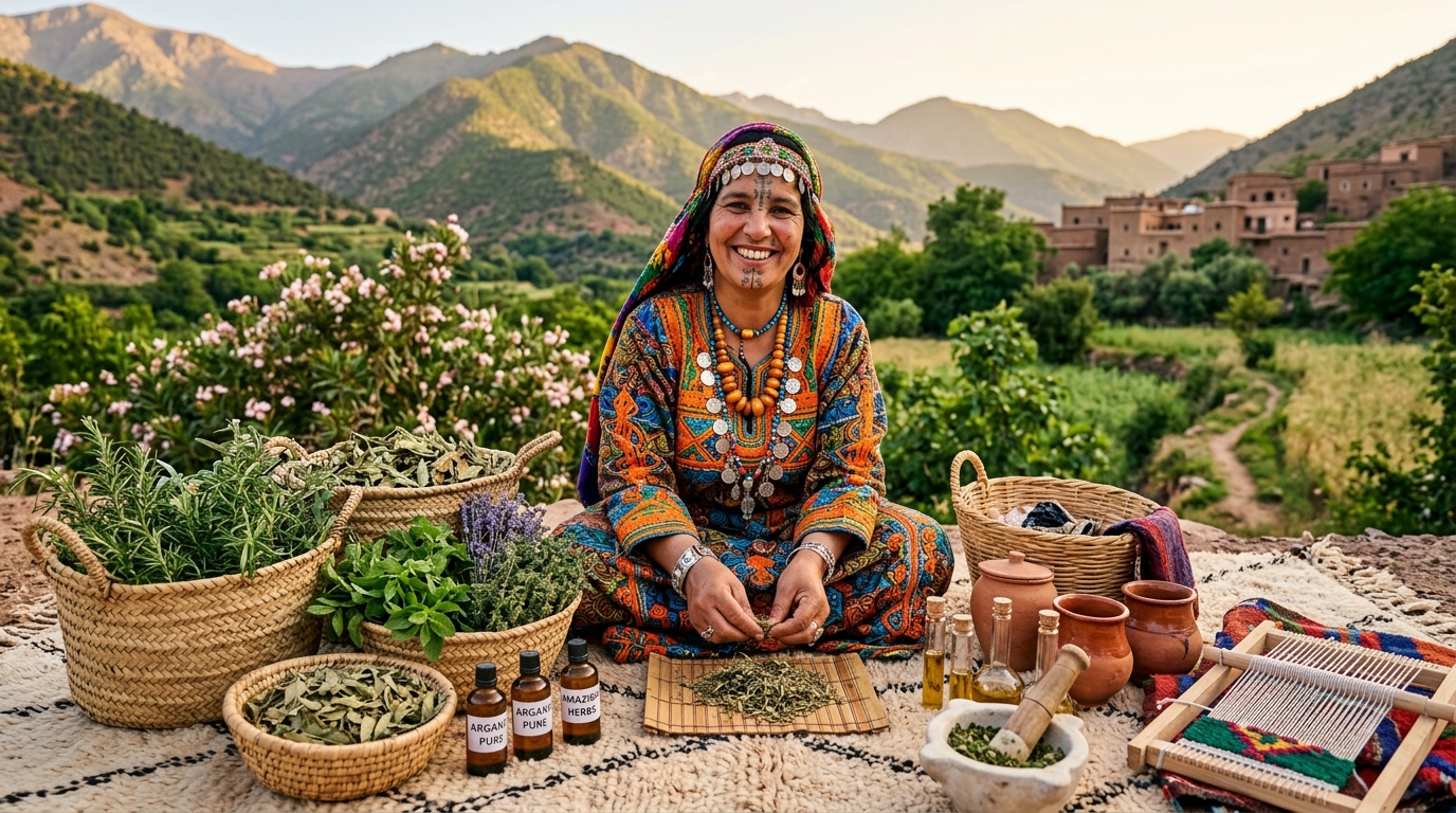 Les femmes de la coopérative Herbio Zayane et les trésors de l’Atlas